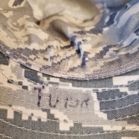 Vintage AIR FORCE DIGITAL CAMO UTILITY CAP‎ Unisex SIZE 22" - Picture 6 of 10